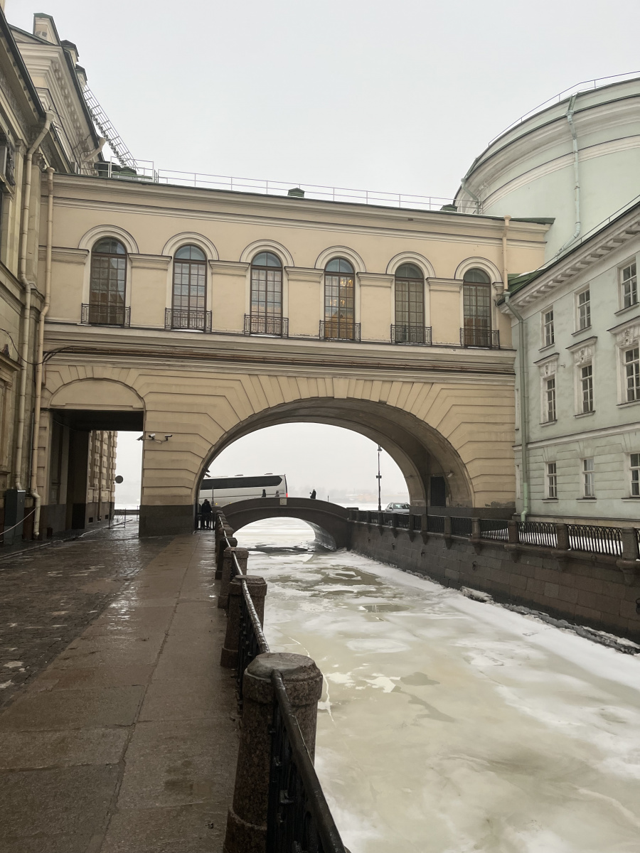 Зимняя канавка, Арка-переход, Эрмитажный мост - 455bd00f