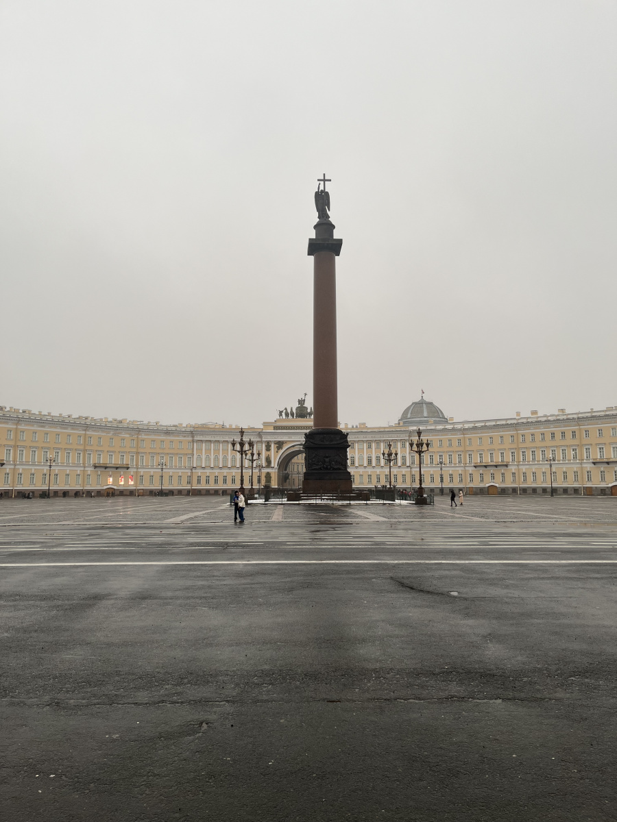 Дворцовая площадь, Александровская колонна, Триумфальная арка - 6659b15b