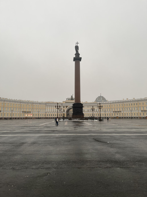 Дворцовая площадь, Александровская колонна, Триумфальная арка - 6659b15b