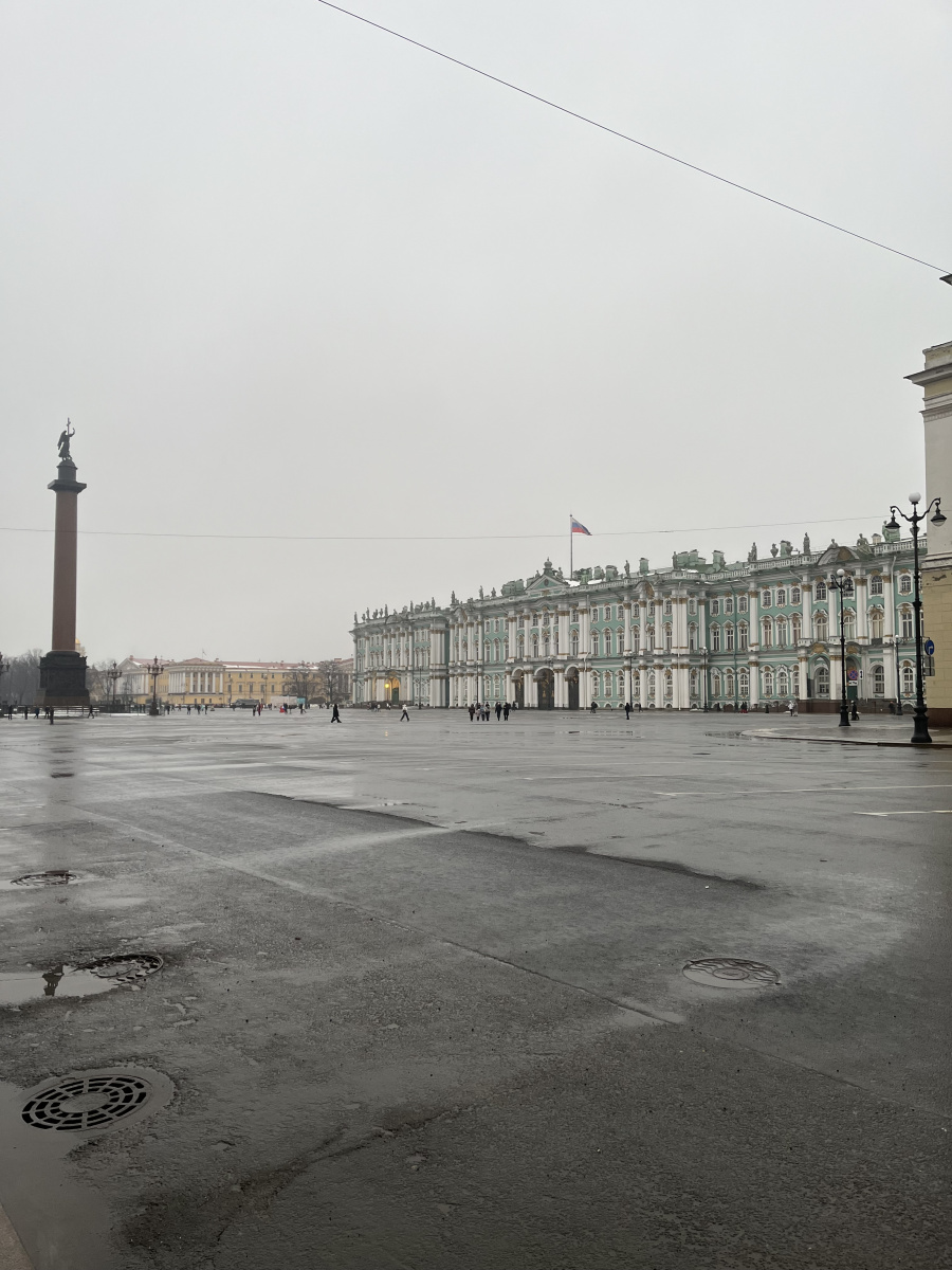 Дворцовая площадь, Александровская колонна, Эрмитаж - d4892770